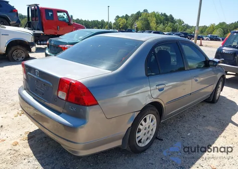 2005 Honda Civic Lx z USA, uszkodzony, nr VIN 2HGES15565H593507